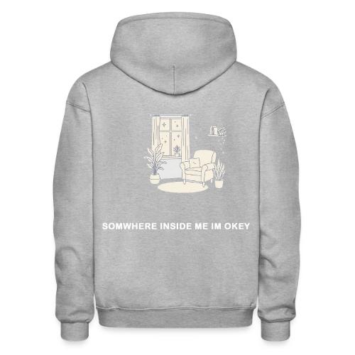 Silent Pain Expression - Gildan Heavy Blend Adult Hoodie