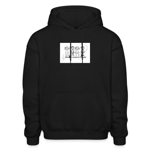 Music Connects People Shirt - Gildan Heavy Blend Adult Hoodie
