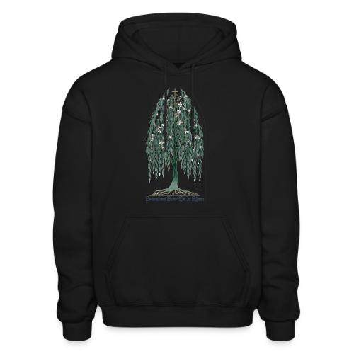 Easter Branches Bow Willow T Shirt, Easter Gift - Gildan Heavy Blend Adult Hoodie