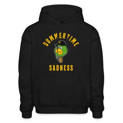 Summertime Sadness (Front Only, Full, on Black) - Heavyweight Unisex Hoodie by Gildan