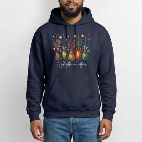 A Girl Gotta Have Options - Heavyweight Unisex Hoodie by Gildan