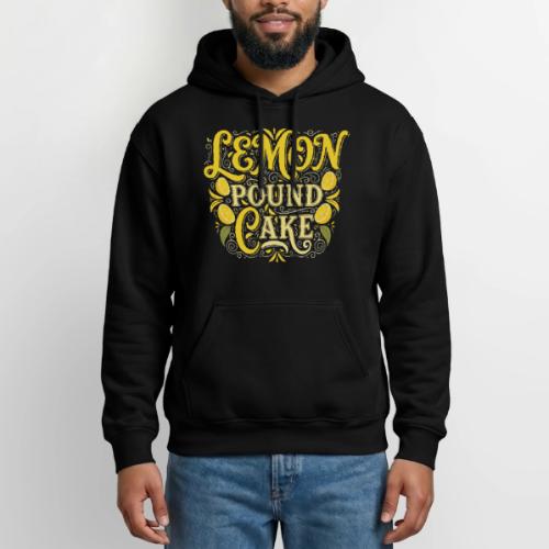 Lemon Pound Cake Vintage Flourish - Gildan Heavy Blend Adult Hoodie