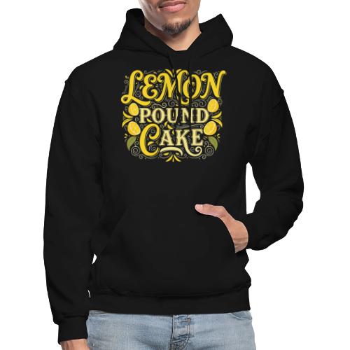 Lemon Pound Cake Vintage Flourish - Gildan Heavy Blend Adult Hoodie