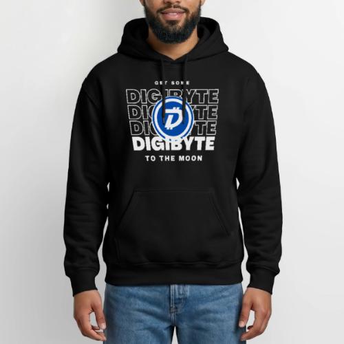 Digibyte. More secure, faster, forward thinking - Heavyweight Unisex Hoodie by Gildan