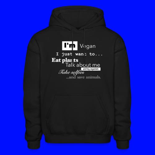 I'm a Vegan - Heavyweight Unisex Hoodie by Gildan
