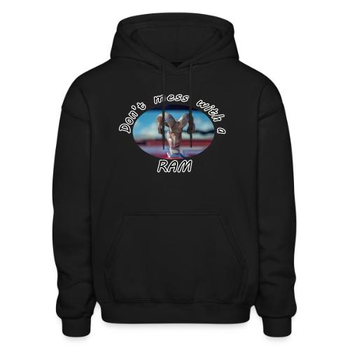Don’t Mess with a RAM - Heavyweight Unisex Hoodie by Gildan
