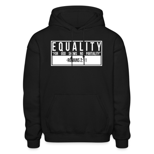 Equality Tee (BLK) - Gildan Heavy Blend Adult Hoodie
