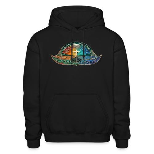 Easter Cast the Net Again T Shirt, abundance Gift - Gildan Heavy Blend Adult Hoodie