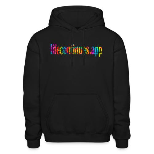 Life Continues Large Tie-dye 2 - Heavyweight Unisex Hoodie by Gildan