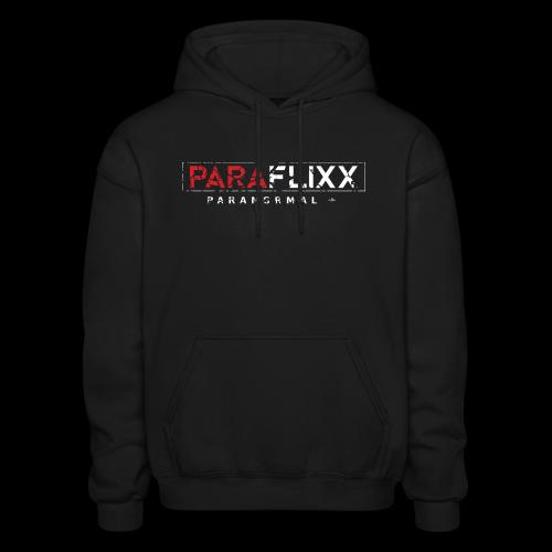 PARAFlixx White Grunge - Gildan Heavy Blend Adult Hoodie