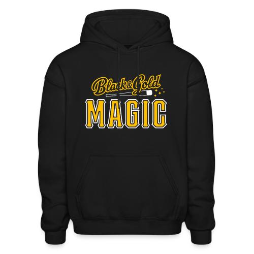 Black & Gold Magic - Heavyweight Unisex Hoodie by Gildan