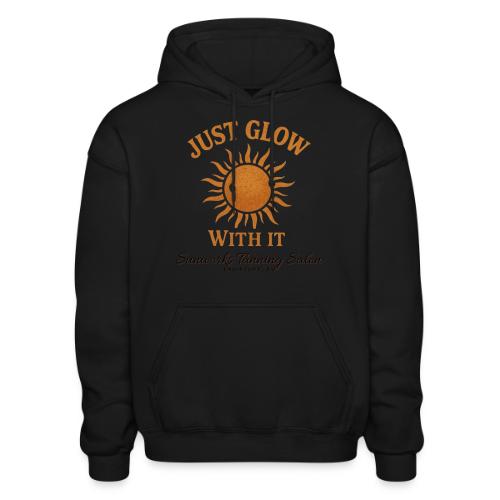 Just Glow With It - Heavyweight Unisex Hoodie by Gildan
