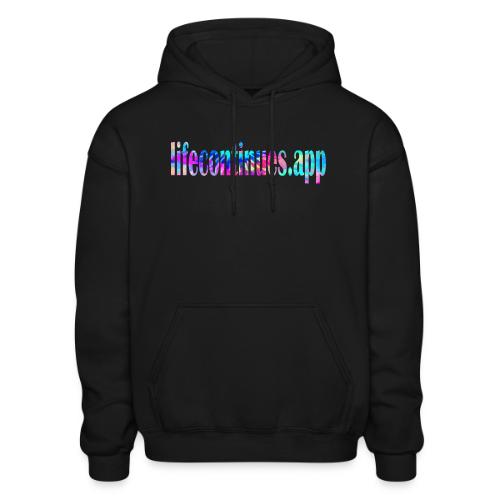 Lifecontinues.app1 - Gildan Heavy Blend Adult Hoodie