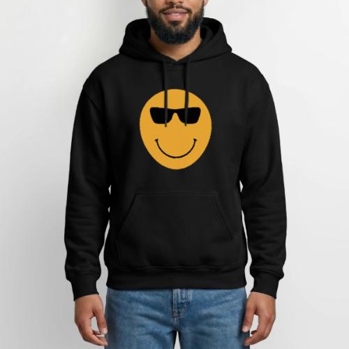 Orange Face with Sunglasses - Gildan Heavy Blend Adult Hoodie