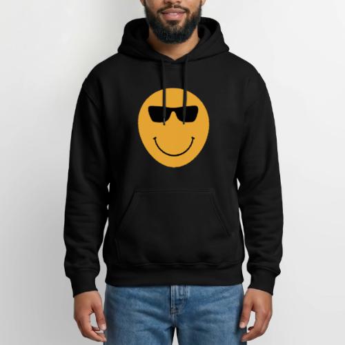 Orange Face with Sunglasses - Heavyweight Unisex Hoodie by Gildan