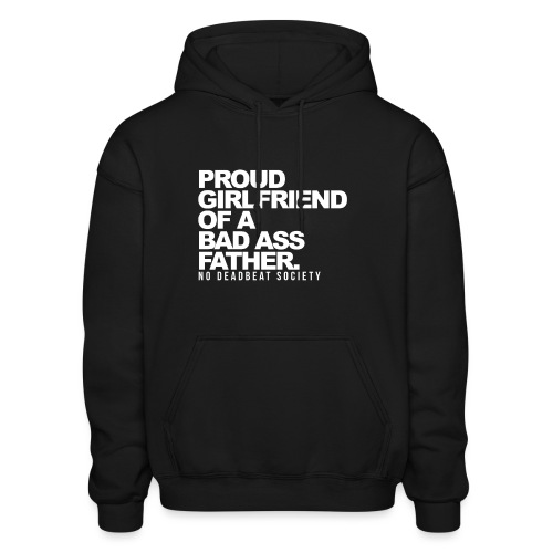 Proud Girlfriend To A Great Father - Gildan Heavy Blend Adult Hoodie