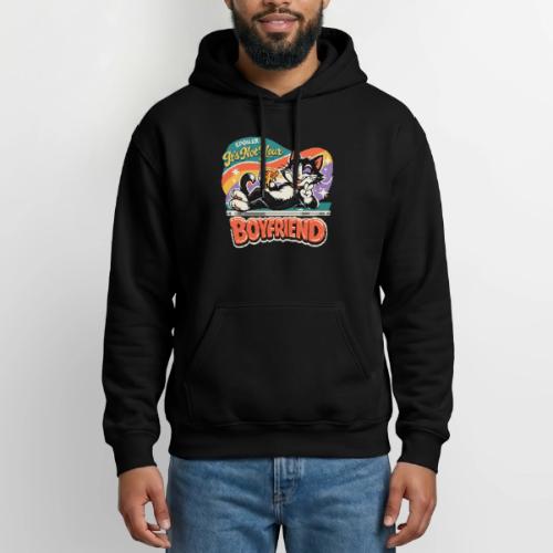 Sassy Cat Pride Pizza Retro Comic - Gildan Heavy Blend Adult Hoodie