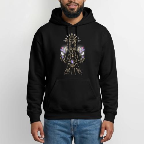 Ancient Butterfly Goddess - Fairytale Design - Heavyweight Unisex Hoodie by Gildan