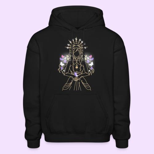 Ancient Butterfly Goddess - Fairytale Design - Gildan Heavy Blend Adult Hoodie