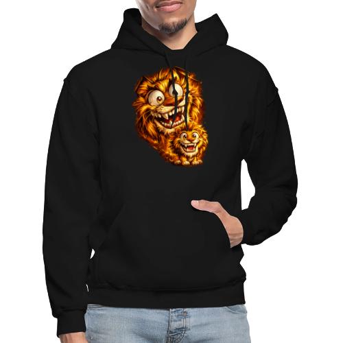 Crazy Double Lion Streetwear - Gildan Heavy Blend Adult Hoodie