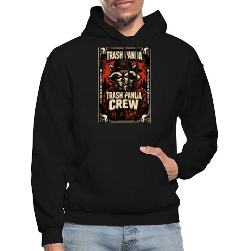 Midnight Forager Raccoon Mushroom Hunter - Gildan Heavy Blend Adult Hoodie