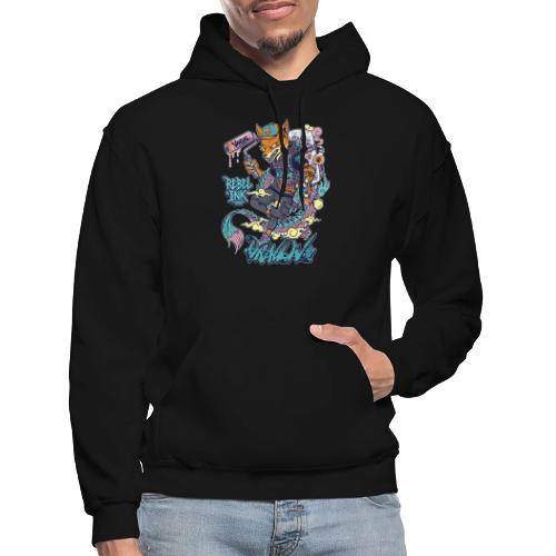 Kitsune Street Rebel - Gildan Heavy Blend Adult Hoodie