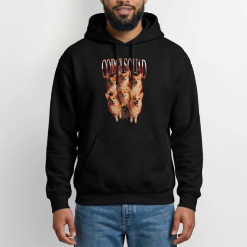 Corgi Squad Funny Dog Lover Vintage Shirt - Gildan Heavy Blend Adult Hoodie