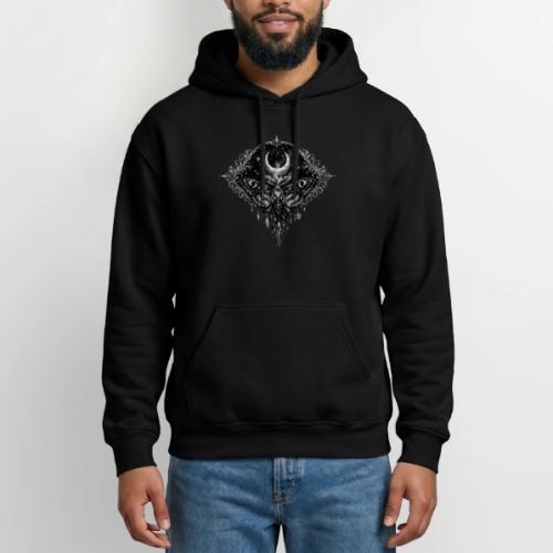 Crescent Moth - Gildan Heavy Blend Adult Hoodie