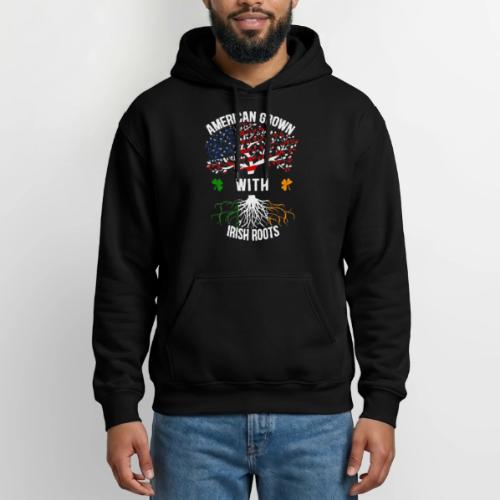 American Grown with Irish Roots - Gildan Heavy Blend Adult Hoodie