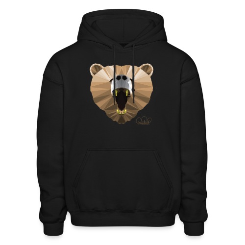 Hungry Bear Women's V-Neck T-Shirt - Gildan Heavy Blend Adult Hoodie