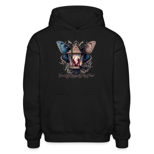 Guiding Light Eternal Flame Lantern Romance Gifts - Heavyweight Unisex Hoodie by Gildan