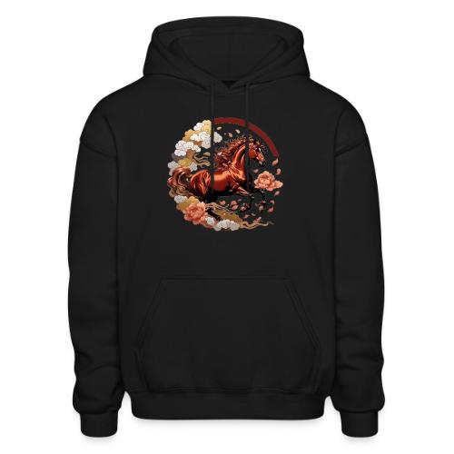 Year of the Horse T Shirt, Lunar New Year Gift - Gildan Heavy Blend Adult Hoodie