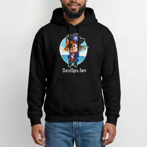 DevOps.fan Pirate Foxy zip hoodie - Heavyweight Unisex Hoodie by Gildan