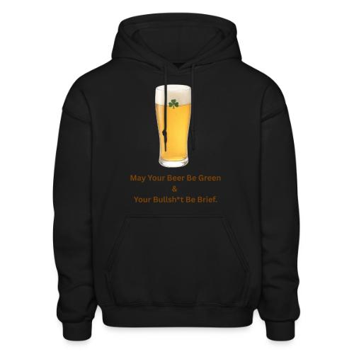 May Your Beer Be Green T-Shirt | Funny St. Patrick - Gildan Heavy Blend Adult Hoodie