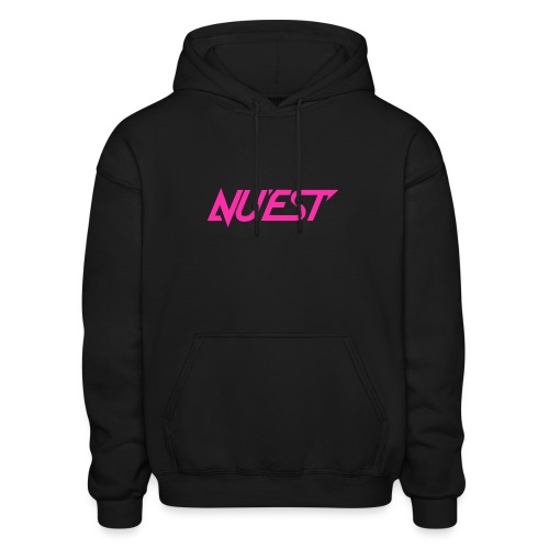 NU'EST Logo in Pink Women's Hoodie - Gildan Heavy Blend Adult Hoodie