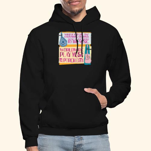 Play Music on the Porch Day 2023 - Gildan Heavy Blend Adult Hoodie