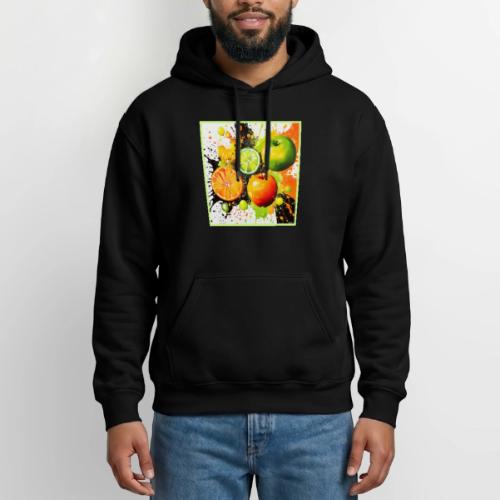 Apple and Citrus Burst - Heavyweight Unisex Hoodie by Gildan