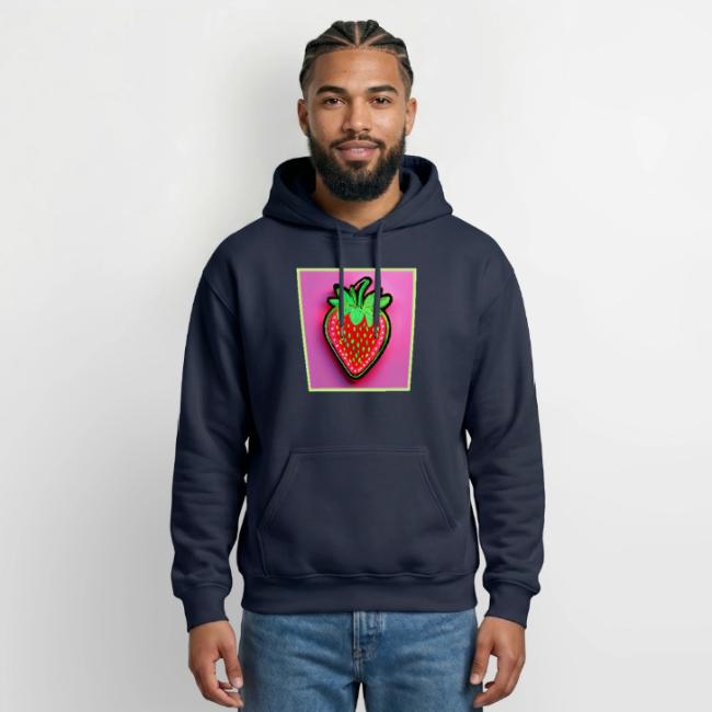 Vibrant Strawberry Neon Sign