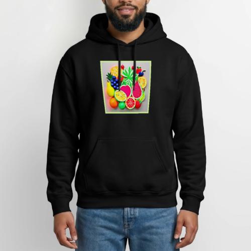 Colorful Fruit Pop Art - Heavyweight Unisex Hoodie by Gildan