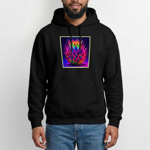 Electric Neon Dragon Fruit - Heavyweight Unisex Hoodie by Gildan