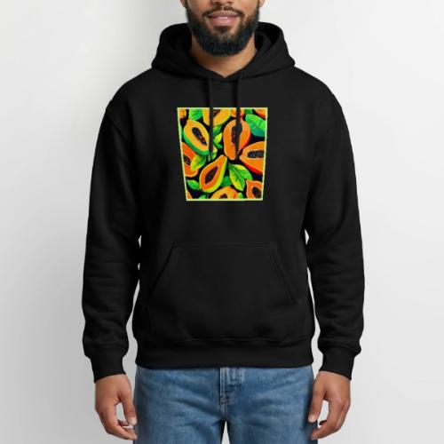Tropical Papaya Paradise - Heavyweight Unisex Hoodie by Gildan