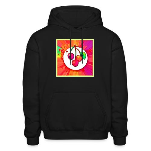 Cherry Pop Art Burst - Heavyweight Unisex Hoodie by Gildan