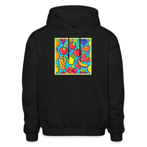 Fruitful Pattern Design - Heavyweight Unisex Hoodie by Gildan