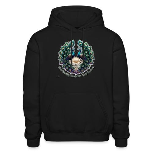 Your Beauty Holds My Soul Peacock Gifts T-Shirt - Heavyweight Unisex Hoodie by Gildan