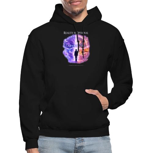 Reality Is Optional Cosmic Reality Shifting Portal - Gildan Heavy Blend Adult Hoodie