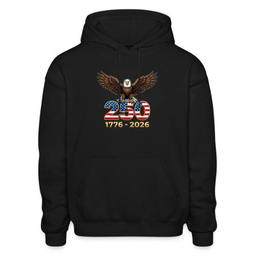 Eagle 250th Anniversary 1776-2026 - Heavyweight Unisex Hoodie by Gildan
