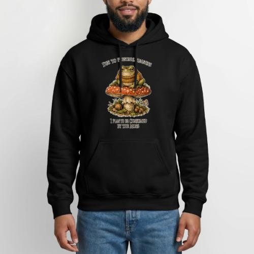 Frog Consumed by Moss Cottagecore Aesthetic - Gildan Heavy Blend Adult Hoodie