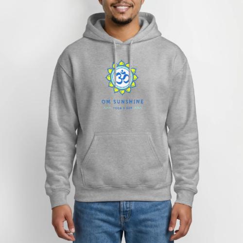 Om Sunshine Yoga transparent back original file - Heavyweight Unisex Hoodie by Gildan