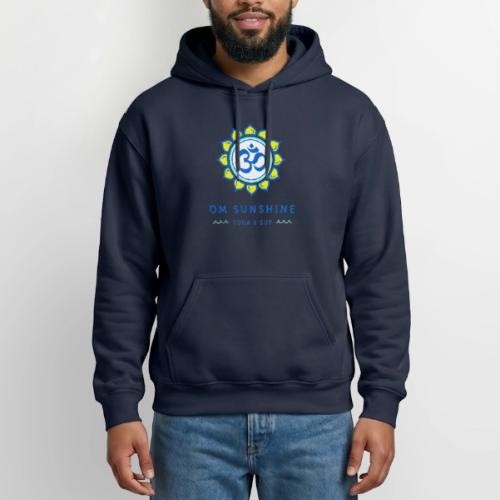 Om Sunshine Yoga transparent back original file - Heavyweight Unisex Hoodie by Gildan