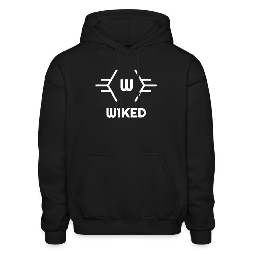 W1KED_Logo - Gildan Heavy Blend Adult Hoodie